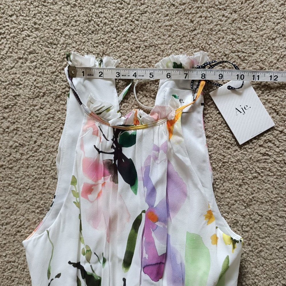 BNWT Aje Introspect High Neck Midi Dress - Size AU 4 / US 0 - Picture 10 of 14